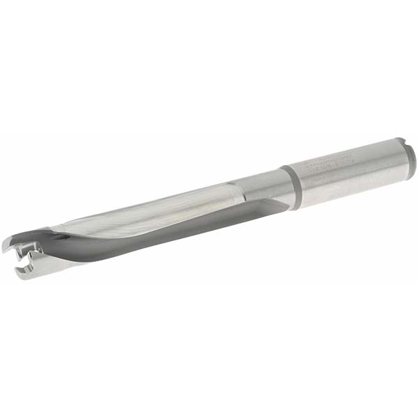 Kyocera Replaceable-Tip Drill: 15 to 15.99 mm Dia, 128 mm Max Depth, 16 mm Straight-Cylindrical Shank - THD08152