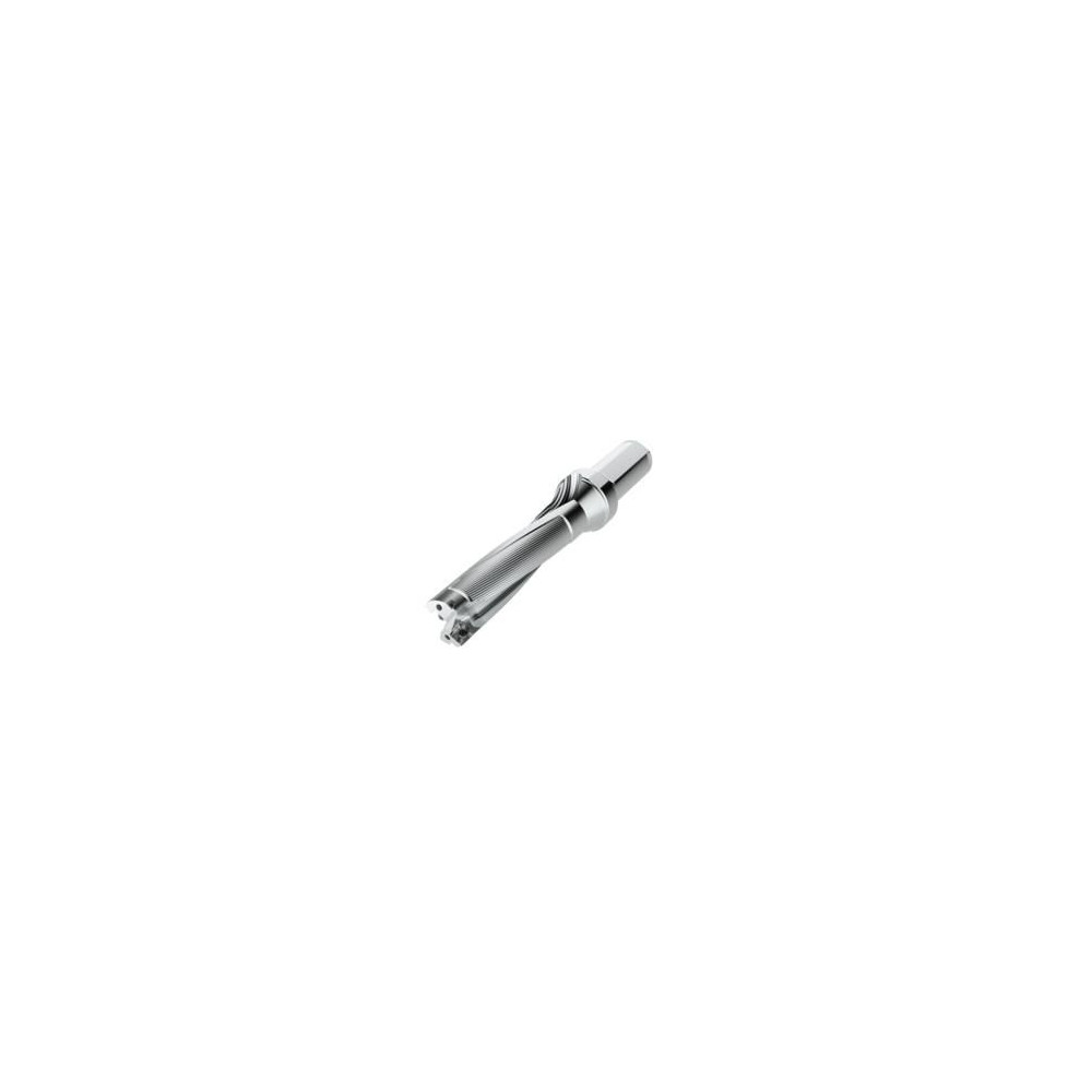 Seco Indexable Insert Drill: SD524-0656-262-1000R7, 21/32" Max Dia, 4xD, 1" Shank Dia - 03080283