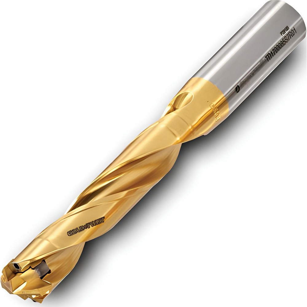Ingersoll Cutting Tools Replaceable-Tip Drill: 0.2362 to 0.252" Dia, 1.22" Max Depth, 1/2" Cylindrical Shank - 6145476