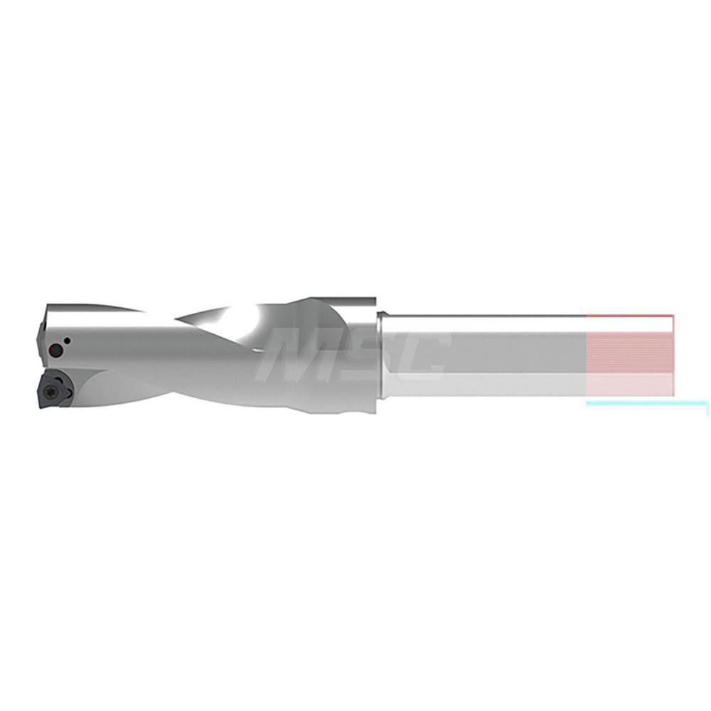 Komet Indexable Insert Drill: KUBT2,5D3000R12C2000EF, 3" Max Dia, 6" Max Depth, 2.5xD, 2" Shank Dia - 1589676204