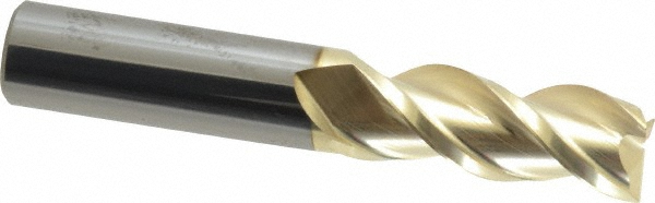 Allied Machine and Engineering Spade Drill: 55/64 to 15/16" Dia, 10-5/8" Max Depth, Straight Flute - 25015S-100L