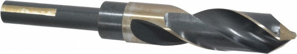 Allied Machine and Engineering Spade Drill: 55/64 to 15/16" Dia, 10-5/8" Max Depth, Straight Flute - 25015S-100L