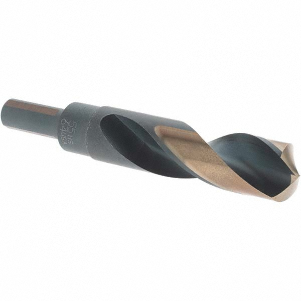 Allied Machine and Engineering Spade Drill: 55/64 to 15/16" Dia, 10-5/8" Max Depth, Straight Flute - 25015S-100L