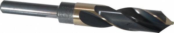 Allied Machine and Engineering Spade Drill: 55/64 to 15/16" Dia, 10-5/8" Max Depth, Straight Flute - 25015S-100L