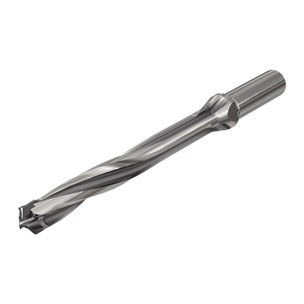 Iscar Replaceable-Tip Drill: 24 to 24.9 mm Dia, 197.21 mm Max Depth, 32 mm Flatted Shank - 3391769
