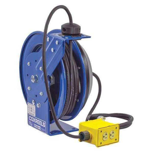 Coxreels 35 ft. 12/3 Spring Driven Cord Reel 4 Outlets - CCR-0993-1