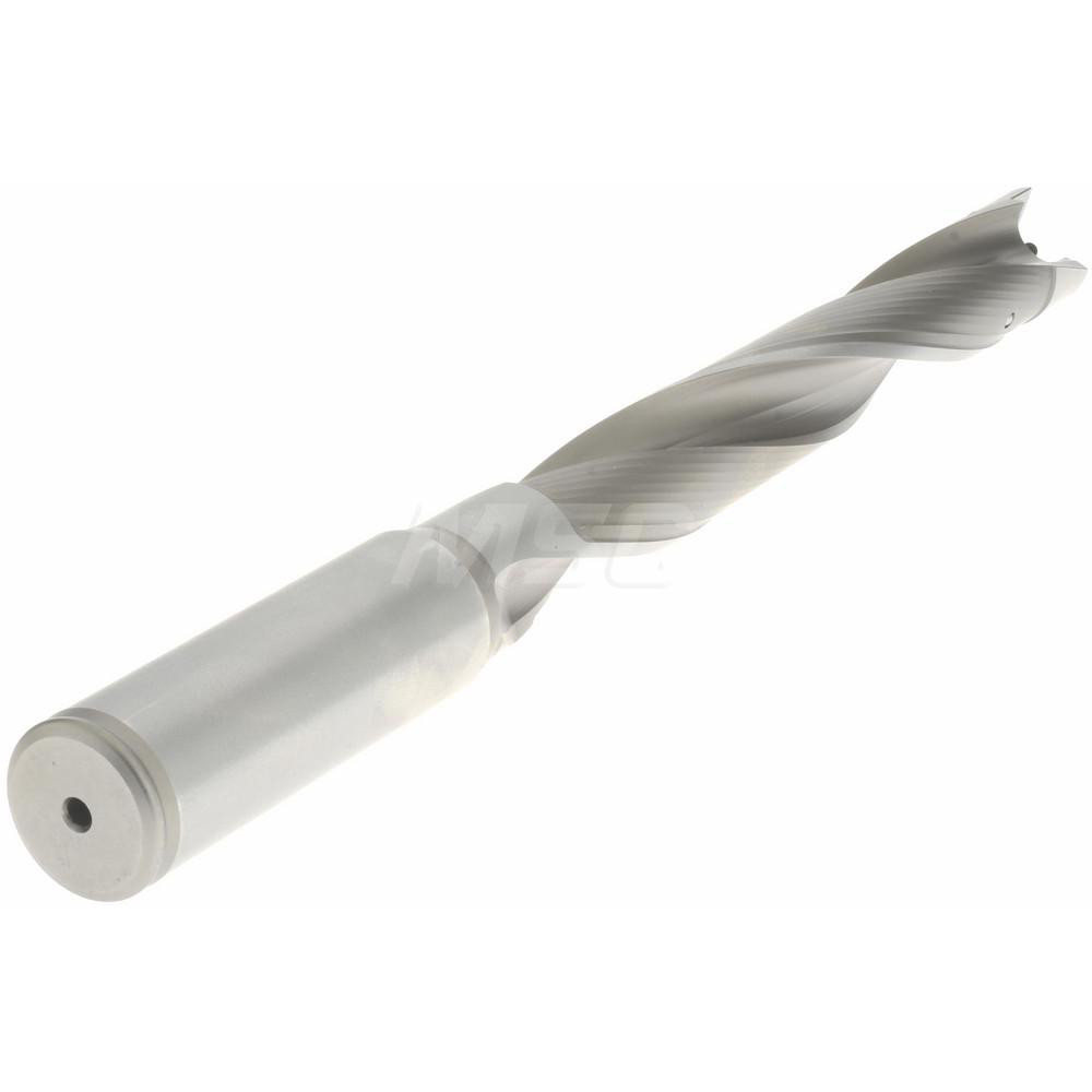 Kennametal Replaceable-Tip Drill: 22.23 to 22.73 mm Dia, 168 mm Max Depth, 25.4 mm Straight-Cylindrical Shank - 1519270