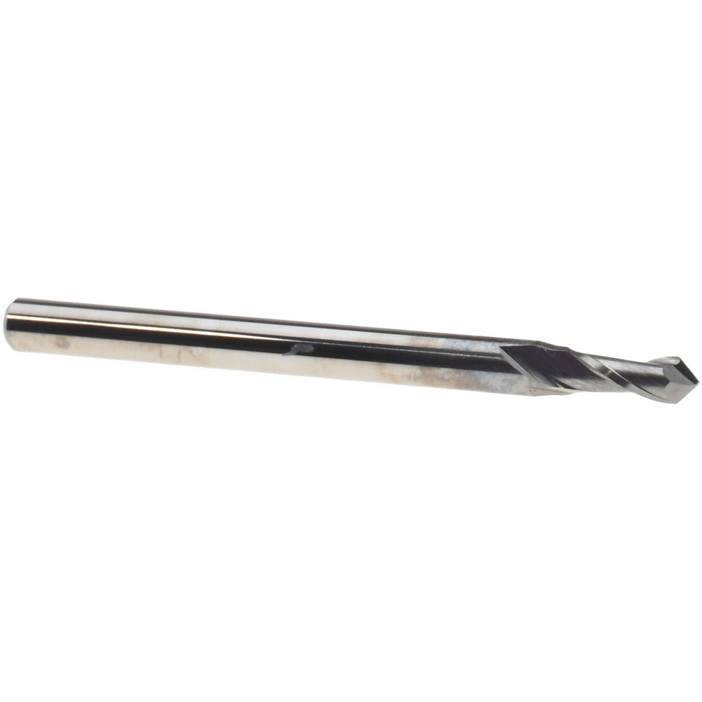 Magafor Spotting Drill: 1.00 mm Dia, 90 deg, Solid Carbide - 88809001000