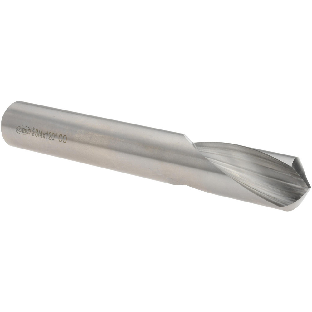 Cleveland Spotting Drill: 3/4" Dia, 120 deg, 5" OAL, Cobalt M-42 - C26178