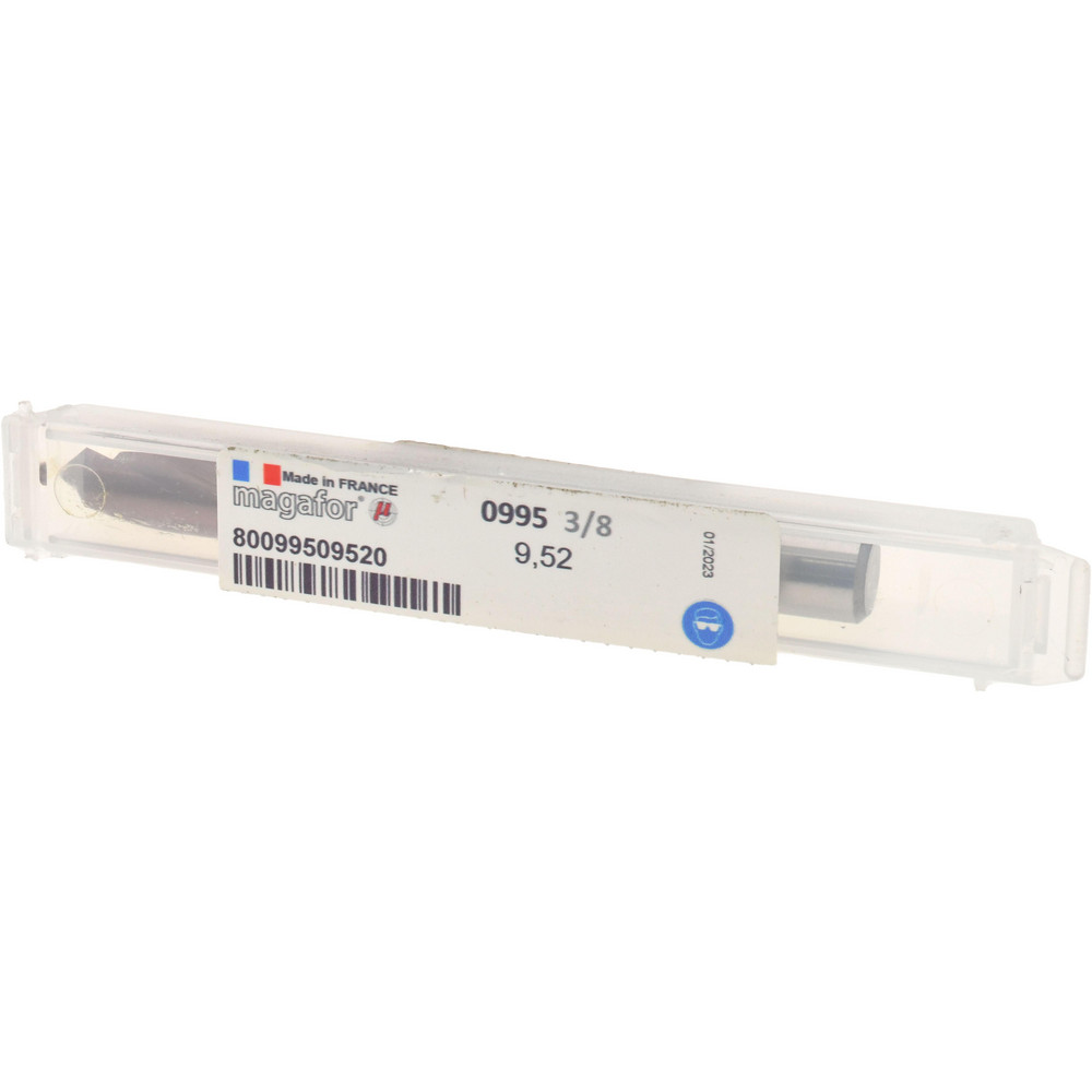 Magafor Spotting Drill: 3/8" Dia, 90 deg, 3-1/2" OAL, Cobalt M-35 (HSS-E) - 80099509520