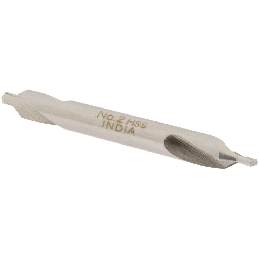M.A. Ford® Combination Drill & Countersink: #2, 3/16" Body Dia, Solid Carbide - 40207810