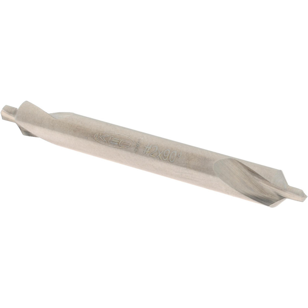 M.A. Ford® Combination Drill & Countersink: #2, 3/16" Body Dia, Solid Carbide - 40207810
