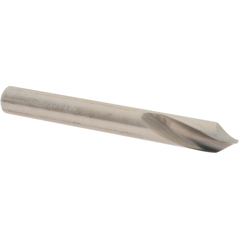 Magafor Spotting Drill: 3/8" Dia, 90 deg, 2-3/4" OAL, Solid Carbide - 888195H0952