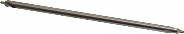 Hertel Combination Drill & Countersink: #2, 3/16" Body Dia, 118 deg, High-Speed Steel - H-81154L02050