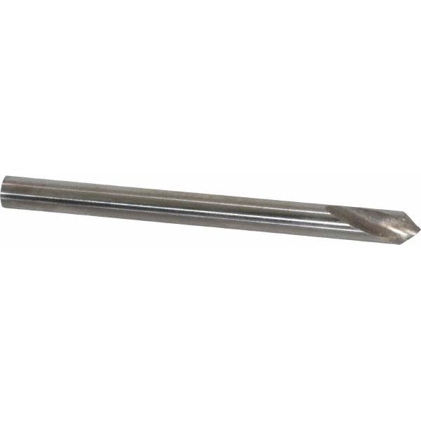 Guhring Spotting Drill: 5.00 mm Dia, 90 deg, 62 mm OAL, High-Speed Steel - 9005570050000