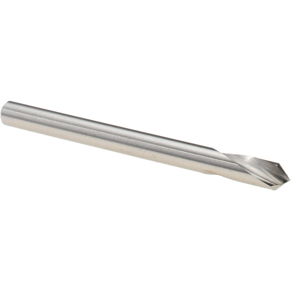 Guhring Spotting Drill: 5.00 mm Dia, 90 deg, 62 mm OAL, High-Speed Steel - 9005570050000