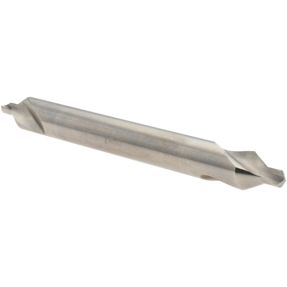Titan USA Combination Drill & Countersink: #3, 1/4" Body Dia, 118 deg, High-Speed Steel - CS50035