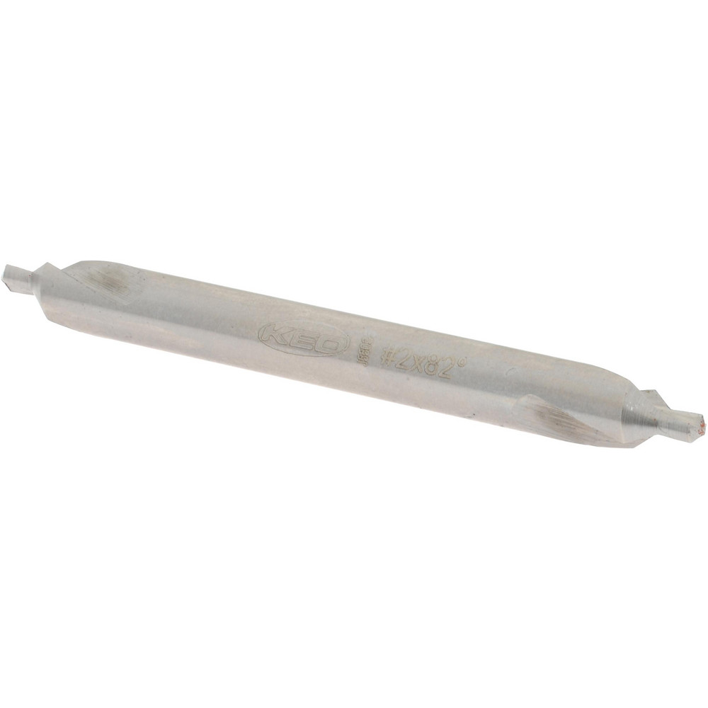 Magafor Combination Drill & Countersink: #2, 3/16" Body Dia, High-Speed Steel - 81115020000