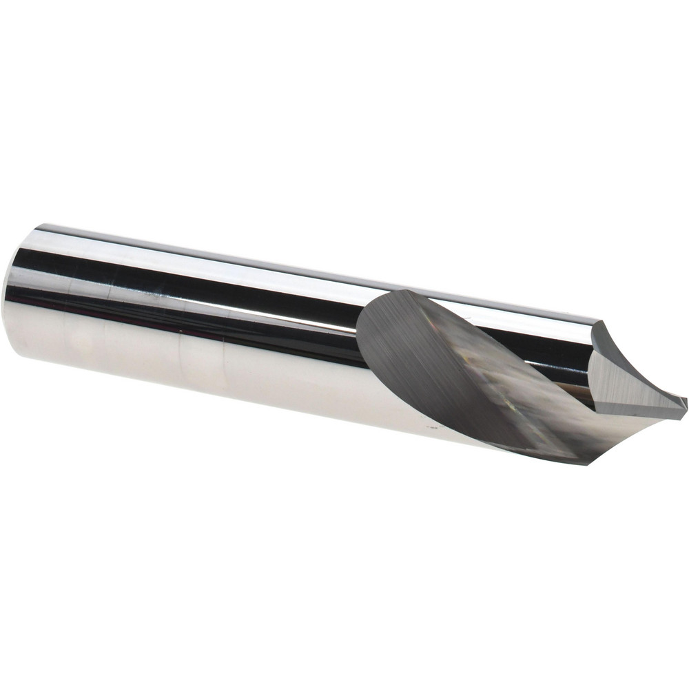 Micro 100 Spotting Drill: 1/2" Dia, 120 deg, 3" OAL, Solid Carbide - QSPD-500-120