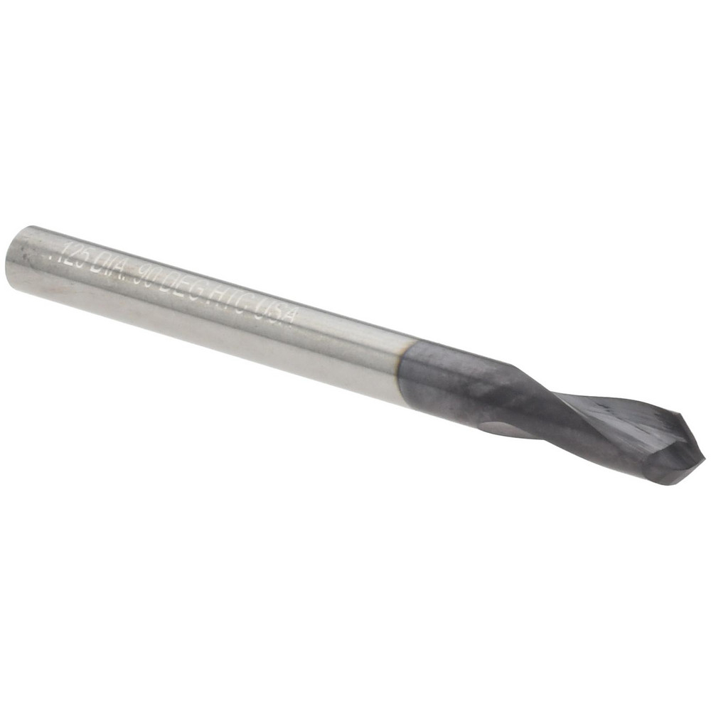 Keo Spotting Drill: 1/8" Dia, 142 deg, 1-1/2" OAL, Solid Carbide - 956-000-944