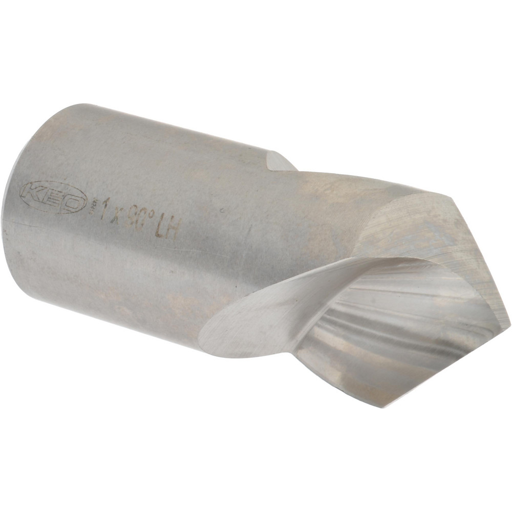 Magafor Spotting Drill: 1" Dia, 90 deg, 2-1/2" OAL, High-Speed Steel - 8119A254000