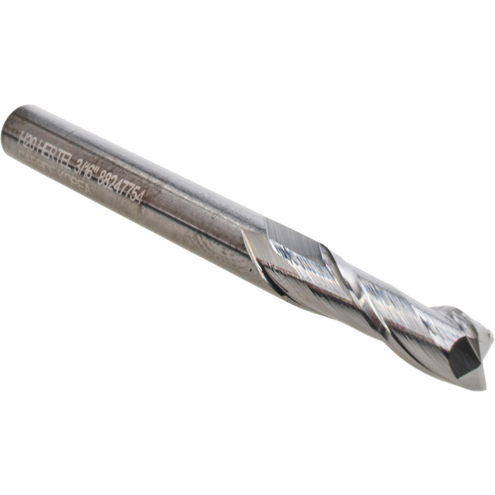 Hertel Spotting Drill: 1" Dia, 120 deg, 5-3/8" OAL, High-Speed Steel - H-8119D254006