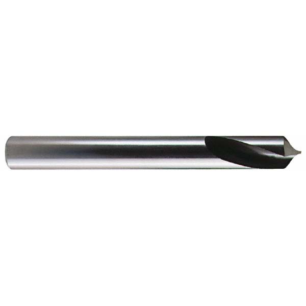 Precision Twist Drill Spotting Drill: 1" Dia, 120 deg, 8" OAL, High-Speed Steel - 6000076