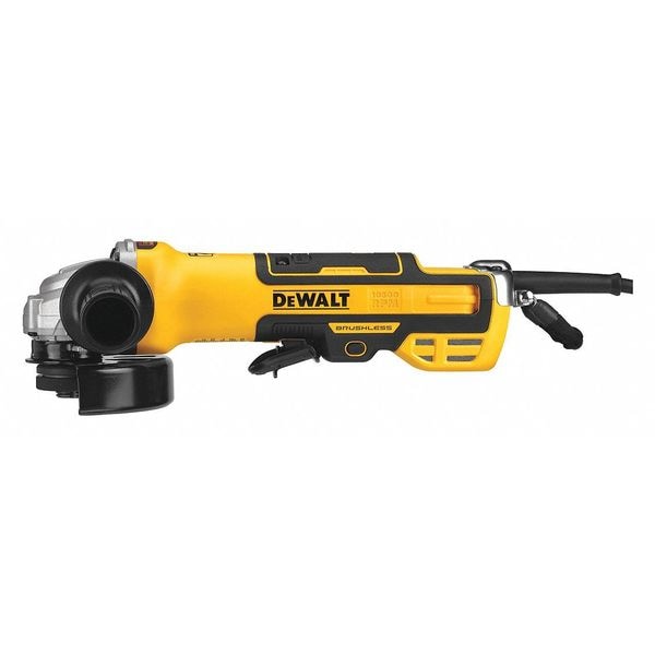 Dewalt 5 in. Brushless Paddle Switch Small Angle Grinder with Kickback Brake, No Lock-On - DWE43214N