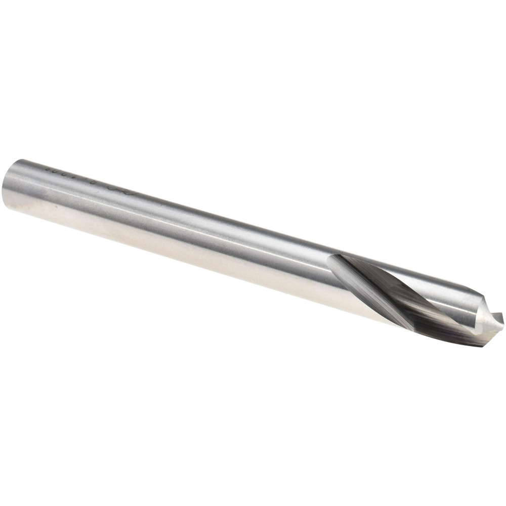 OSG Spotting Drill: 8.00 mm Dia, 120 deg, 81 mm OAL, High-Speed Steel - 62928