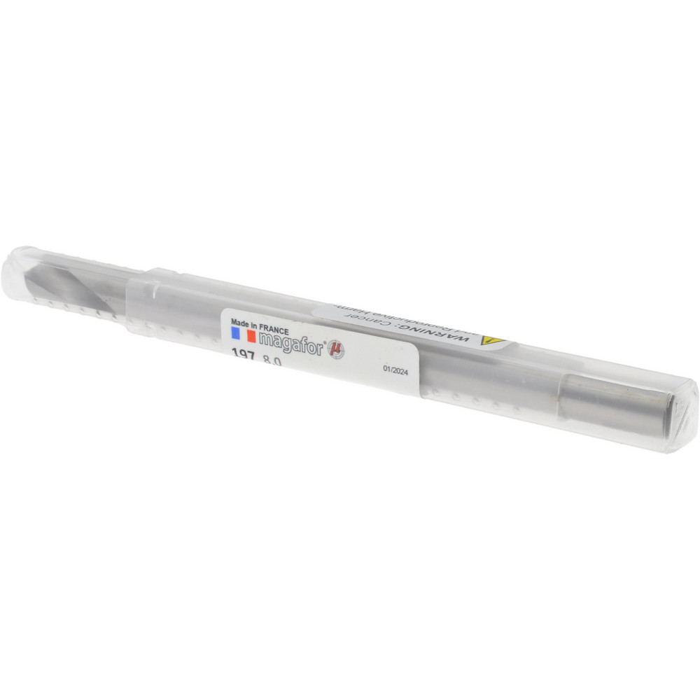 Magafor Spotting Drill: 8.00 mm Dia, 90 deg, Cobalt M-35 (HSS-E) - 81197080000
