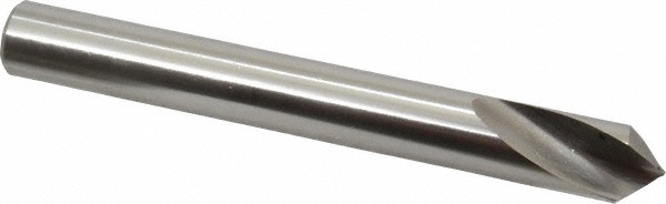 Guhring Spotting Drill: 12.00 mm Dia, 90 deg, 102 mm OAL, High-Speed Steel - 9005680120000