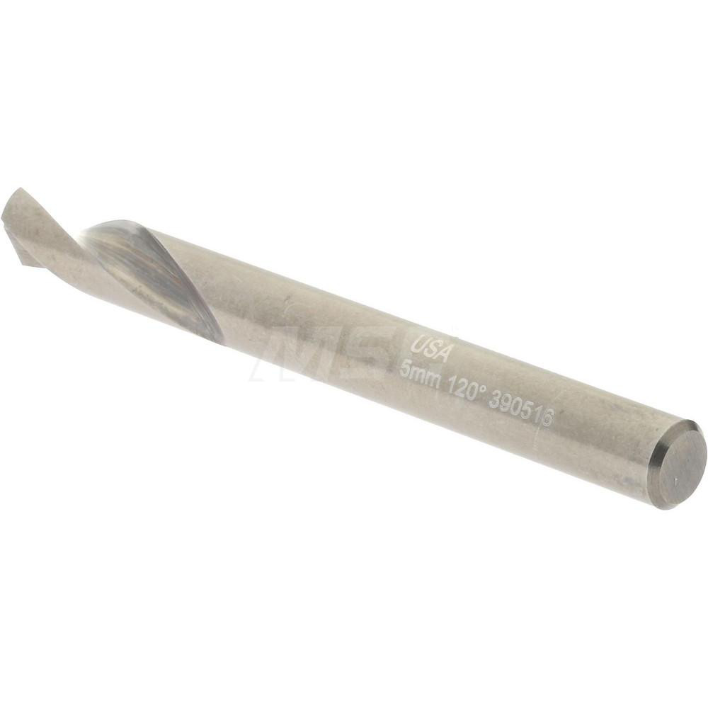 Accupro Spotting Drill: 5.00 mm Dia, 120 deg, 51 mm OAL, Solid Carbide - 89699037