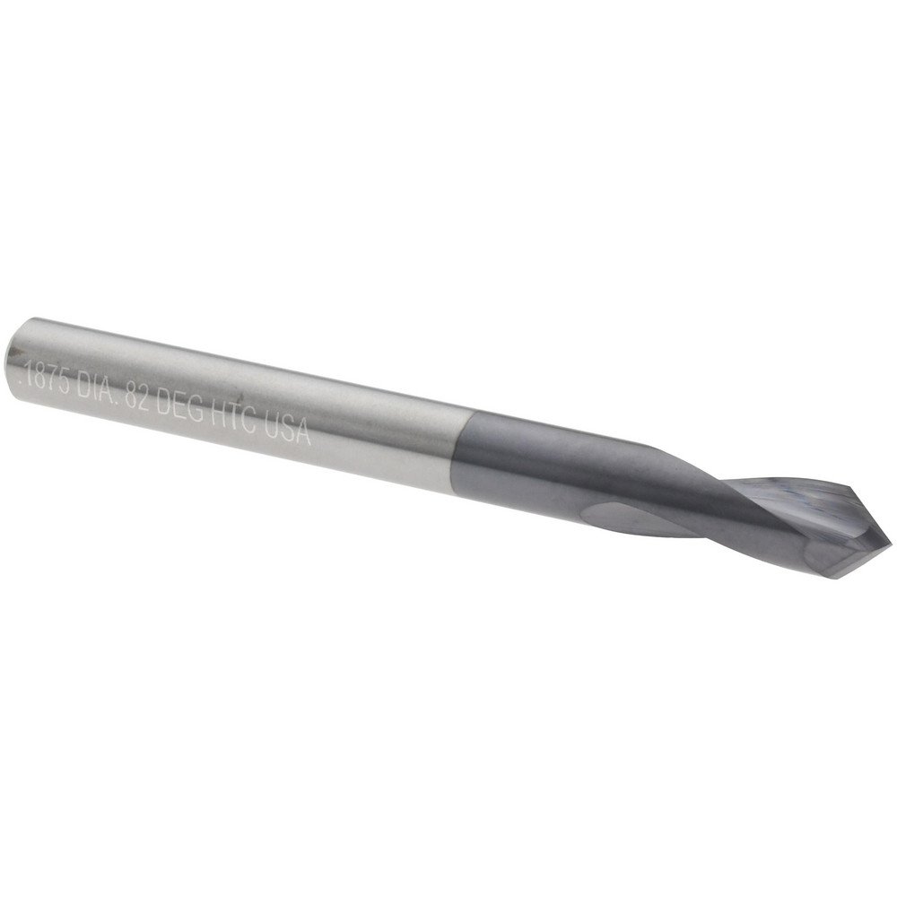 Keo Spotting Drill: 3/16" Dia, 82 deg, 2" OAL, Solid Carbide - 956-000-914