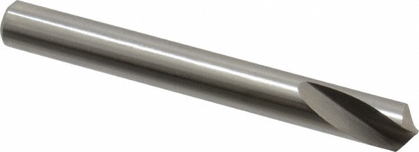 Guhring Spotting Drill: 10.00 mm Dia, 120 deg, 89 mm OAL, High-Speed Steel - 9005560100000