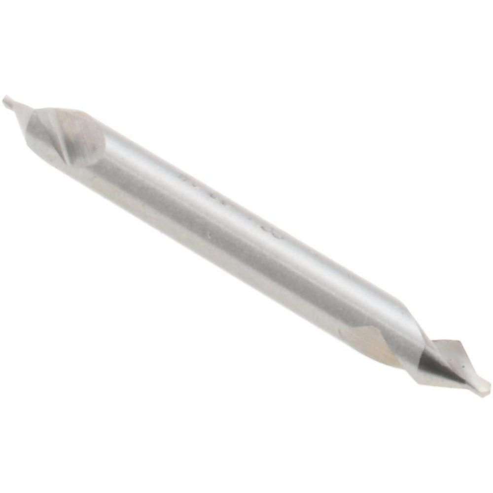 Hertel Combination Drill & Countersink: #0, 1/8" Body Dia, 118 deg, High-Speed Steel - H-811500E000