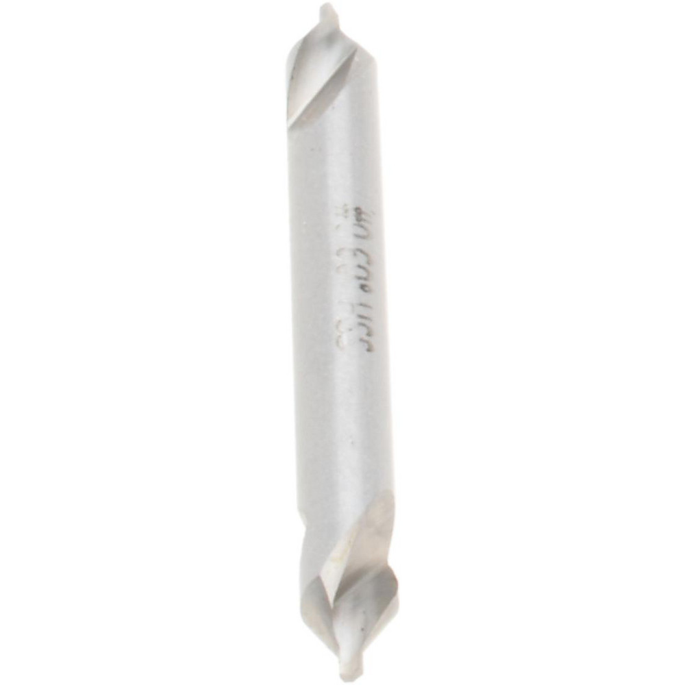 Hertel Combination Drill & Countersink: #0, 1/8" Body Dia, 118 deg, High-Speed Steel - H-811500E000