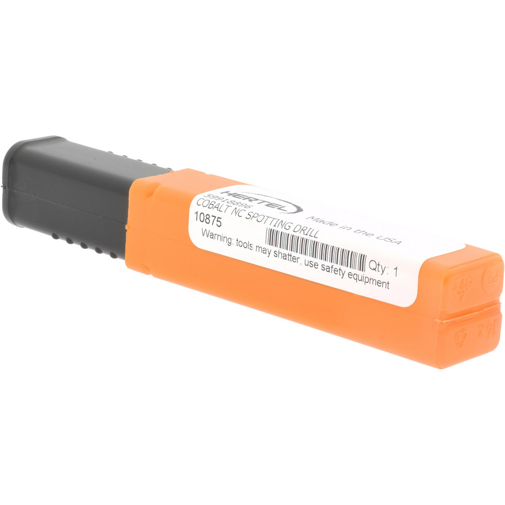 Hertel Spotting Drill: 1/2" Dia, 120 deg, 4" OAL, Cobalt M-42 - Y59918896