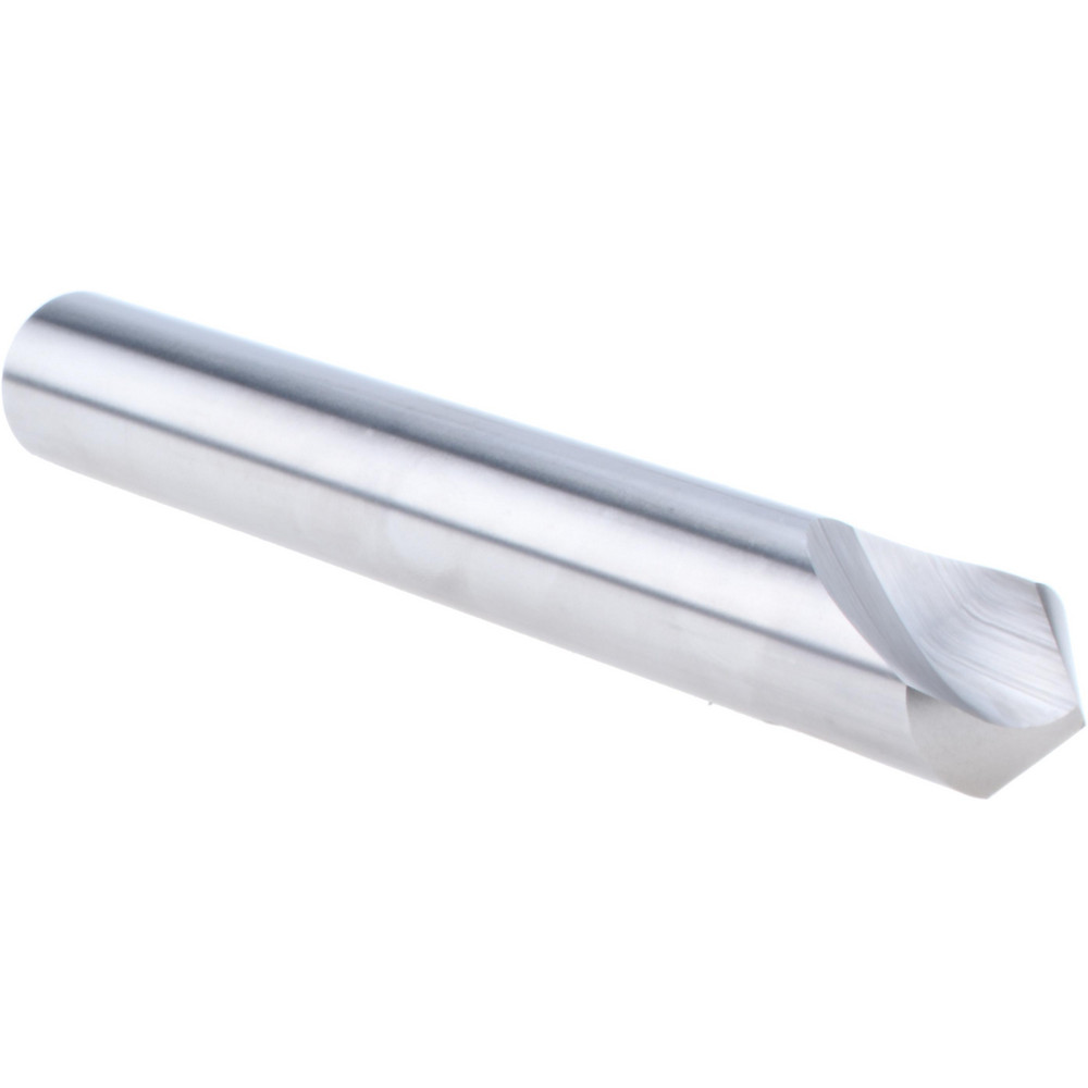 Hertel Spotting Drill: 1" Dia, 90 deg, 8" OAL, High-Speed Steel - H-8119C254008