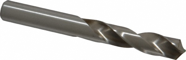Hertel Spotting Drill: 3/8" Dia, 90 deg, 5" OAL, High-Speed Steel - H-8119C095205