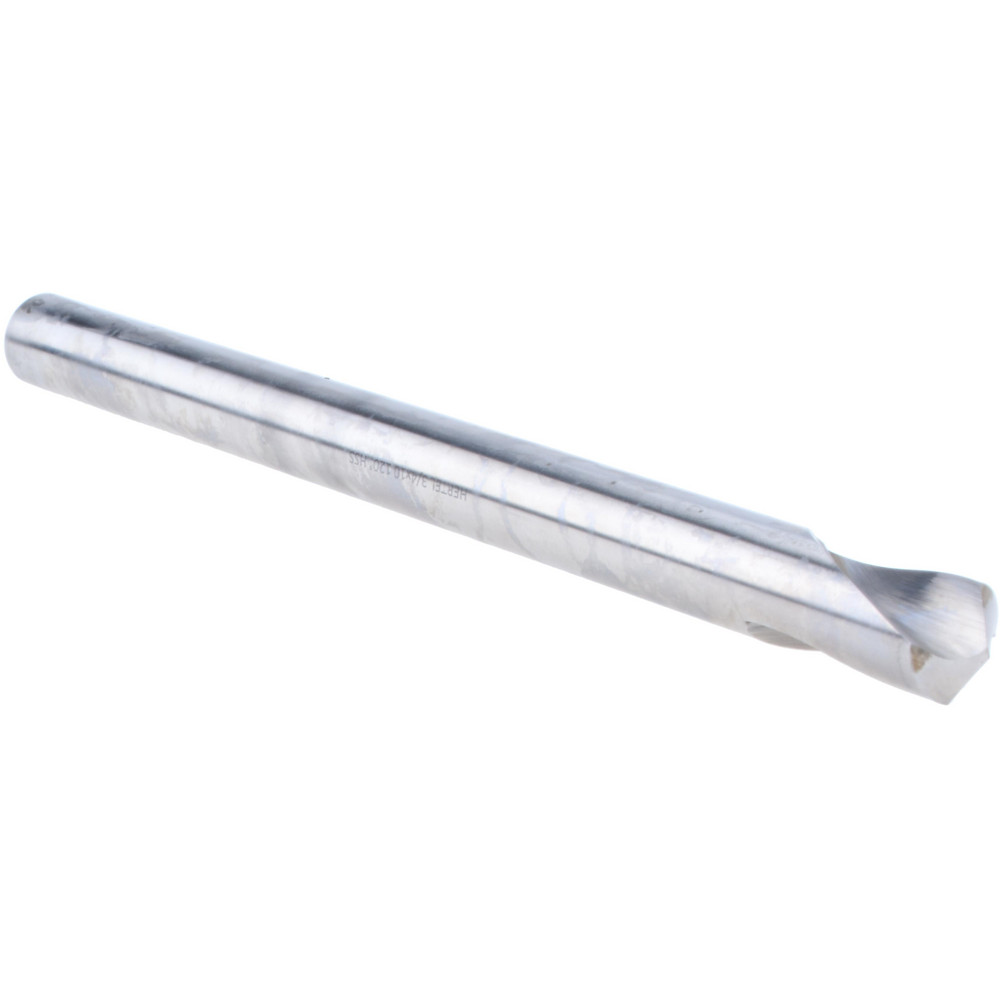 Hertel Spotting Drill: 3/4" Dia, 120 deg, 10" OAL, High-Speed Steel - H-8119D190510