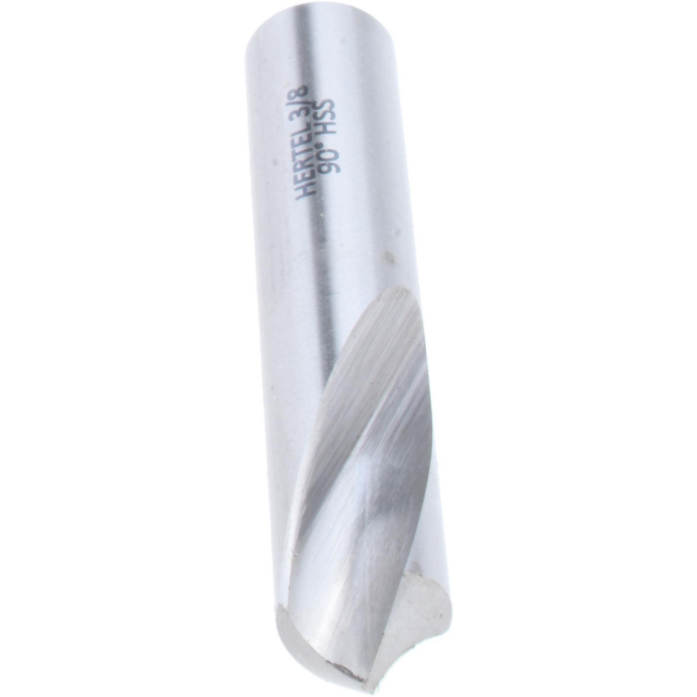 Hertel Spotting Drill: 1/4" Dia, 90 deg, 2" OAL, High-Speed Steel - H-8119A095200