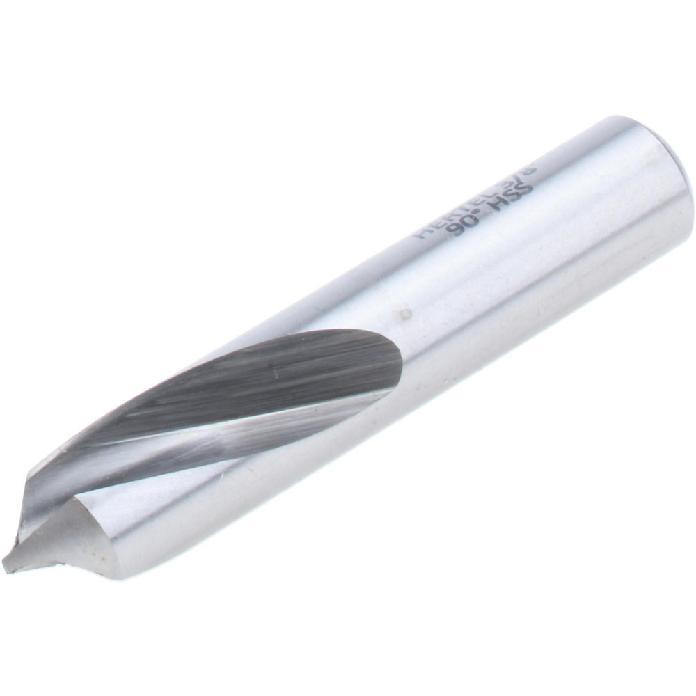 Hertel Spotting Drill: 1/4" Dia, 90 deg, 2" OAL, High-Speed Steel - H-8119A095200