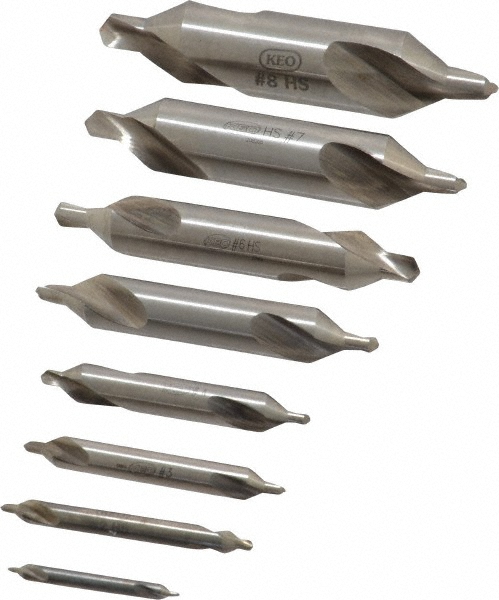 Magafor 5 Pc #1 to #5 High Speed Steel Combo Drill & Countersink Set - 81185000000