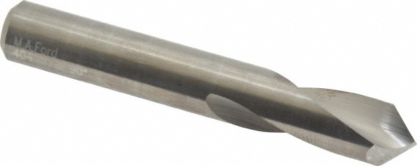 M.A. Ford® Spotting Drill: 3/8" Dia, 90 deg, 2-1/2" OAL, Solid Carbide - 40437500