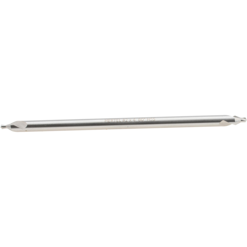 Hertel Combination Drill & Countersink: #9, 7/8" Body Dia, 118 deg, High-Speed Steel - H-81115090000