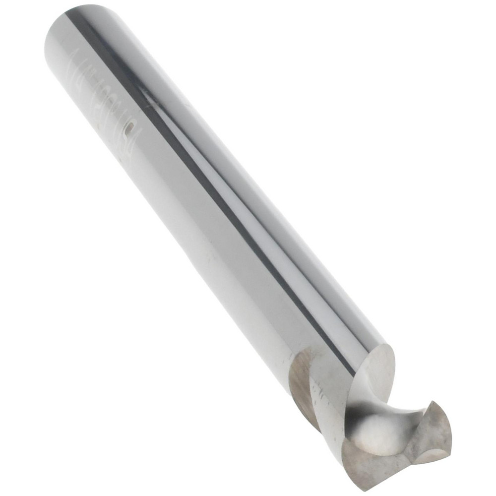 Titan USA Spotting Drill: 1/4" Dia, 120 deg, 3" OAL, Solid Carbide - TC18816