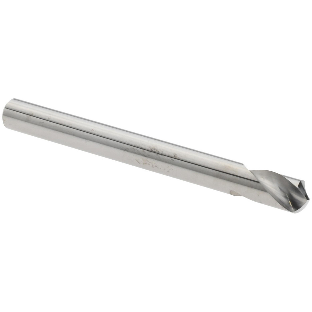Titan USA Spotting Drill: 1/4" Dia, 120 deg, 3" OAL, Solid Carbide - TC18816