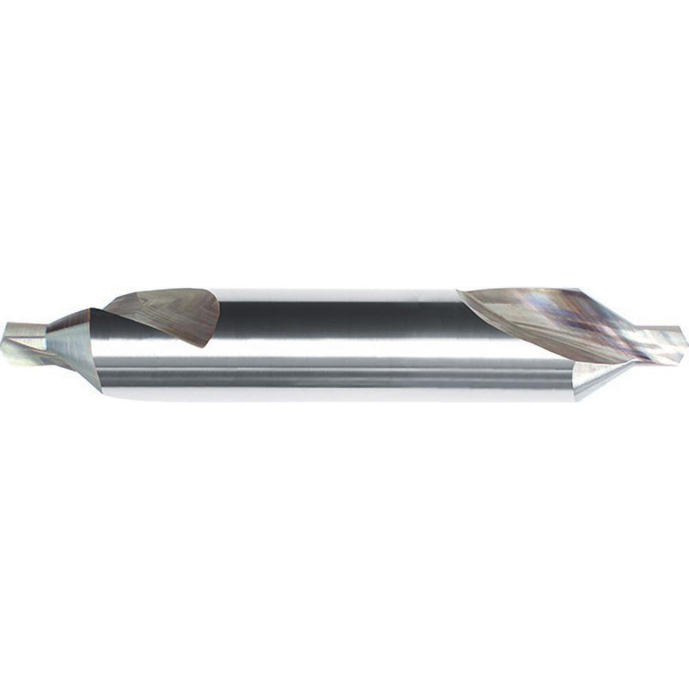 Titan USA Combination Drill & Countersink: #1, 1/8" Body Dia, 118 deg, High-Speed Steel - CS35001