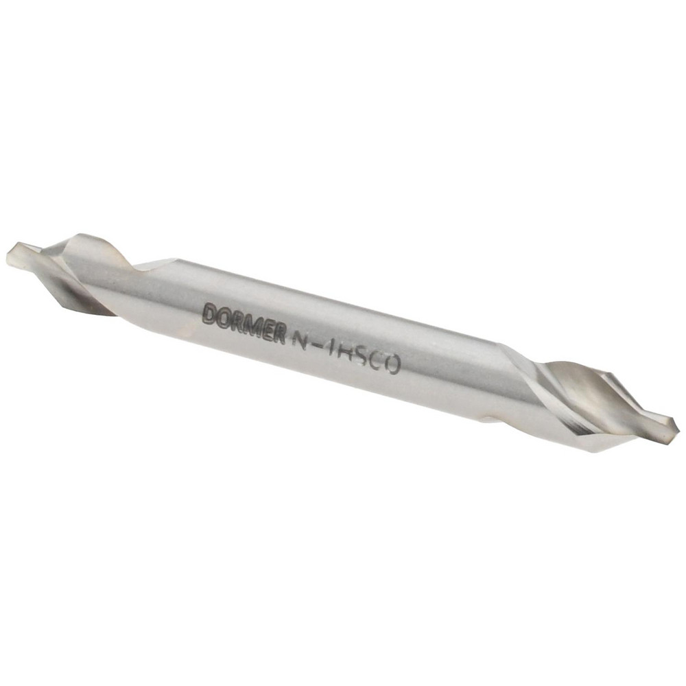 Titan USA Combination Drill & Countersink: #1, 1/8" Body Dia, 118 deg, High-Speed Steel - CS35001