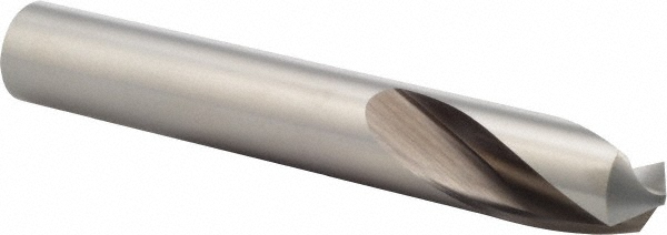 Precision Twist Drill Spotting Drill: 3/4" Dia, 120 deg, 5" OAL, High-Speed Steel - 6000116